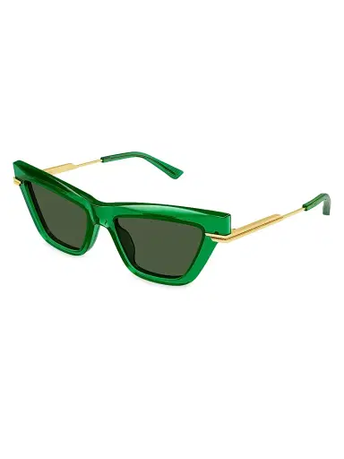 Bottega Veneta Women's Combi Acetate 54MM Cat-Eye Sunglasses | Thumbnail 2 Bottega Veneta Women's Combi Acetate 54MM Cat-Eye Sunglasses | Thumbnail 2