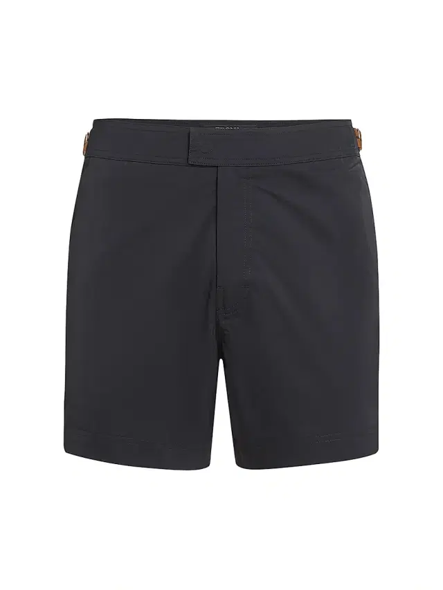 ZEGNA Men's 232 Road Brand Mark Swim Boxers - Black