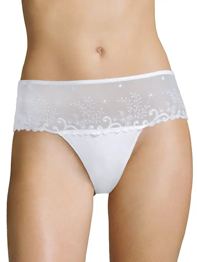 Women's Eden Floral Lace Panties - White