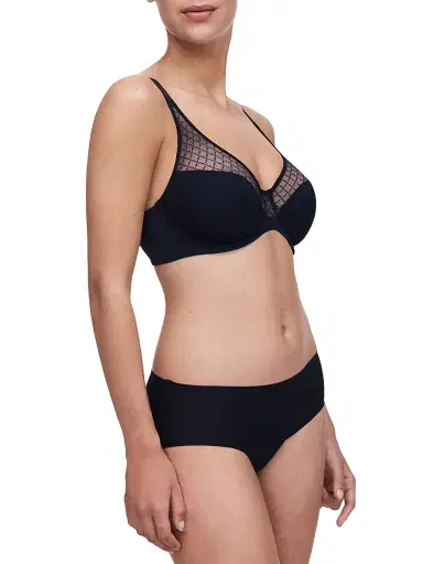 Chantelle Women's Norah Mesh Molded Bra - Black - Size 38H | Thumbnail 3 Chantelle Women's Norah Mesh Molded Bra - Black - Size 38H | Thumbnail 3