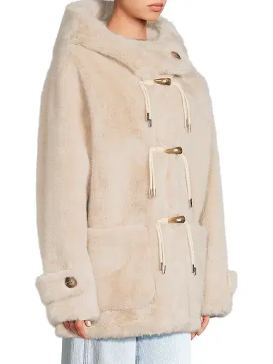 Kobi Halperin Women's Rosie Faux-Fur Coat - Oatmeal | Thumbnail 4 Kobi Halperin Women's Rosie Faux-Fur Coat - Oatmeal | Thumbnail 4