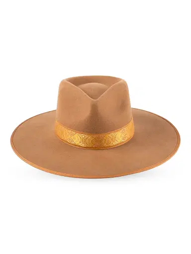 Lack of color Women's Teak Rancher Special Wool Fedora | Thumbnail 1