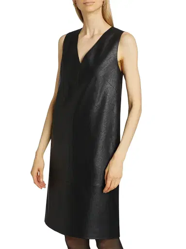 Kobi Halperin Women's Graylen Faux Leather Shift Dress | Thumbnail 4
