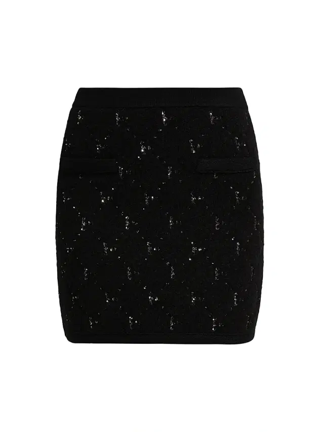 Kobi Halperin Women's Salem Embellished Knit Miniskirt - Black