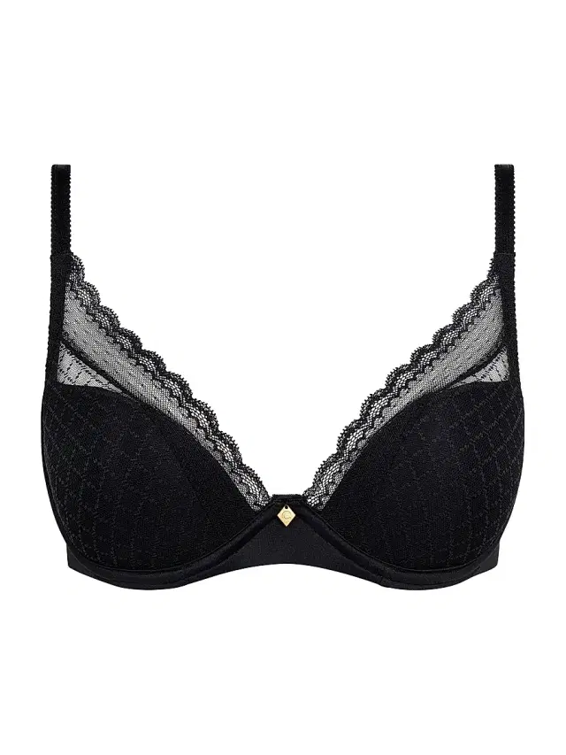 Women's Norah Chic Plunge T-Shirt Bra - Black