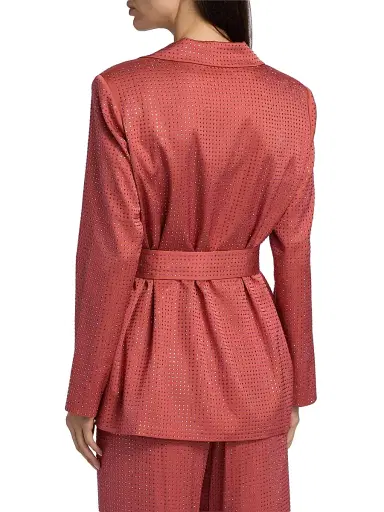 Ungaro Women's Willow Hotfix Stretch-Silk Self-Tie Jacket | Thumbnail 5 Ungaro Women's Willow Hotfix Stretch-Silk Self-Tie Jacket | Thumbnail 5