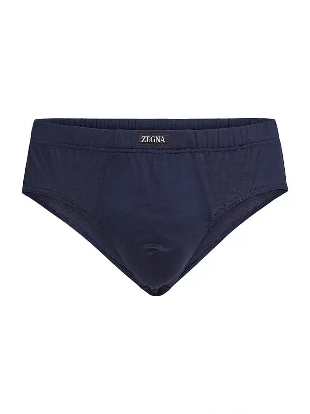 Men's Cotton Briefs - Blue