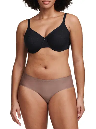 Chantelle Women's Floral Unlined Minimizer Bra - Black | Thumbnail 1