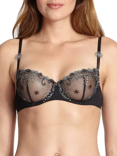 Simone Pérèle Women's Delice Demi Bra - Moonlight - Size 34F | Thumbnail 1 Simone Pérèle Women's Delice Demi Bra - Moonlight - Size 34F | Thumbnail 1