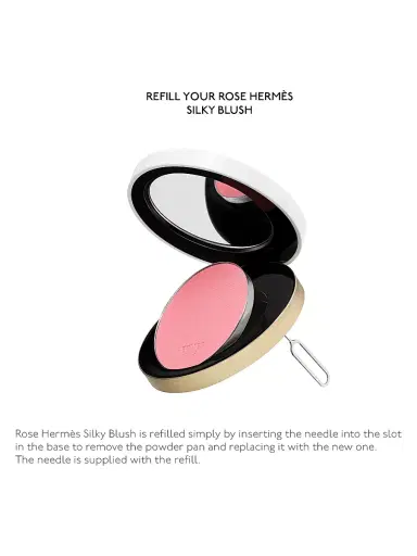 HERMÈS Women's Rose Hermès Silky Blush Powder Refill | Thumbnail 2 HERMÈS Women's Rose Hermès Silky Blush Powder Refill | Thumbnail 2