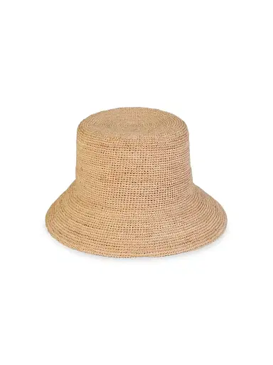 Lack of Color Women's Utopia Inca Raffia Bucket Hat - Natural | Thumbnail 2 Lack of Color Women's Utopia Inca Raffia Bucket Hat - Natural | Thumbnail 2