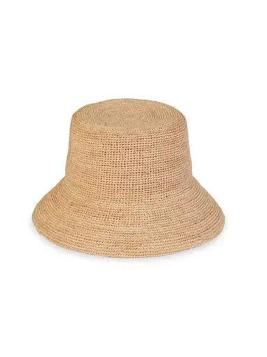 Lack of Color Women's Utopia Inca Raffia Bucket Hat - Natural | Thumbnail 1 Lack of Color Women's Utopia Inca Raffia Bucket Hat - Natural | Thumbnail 1