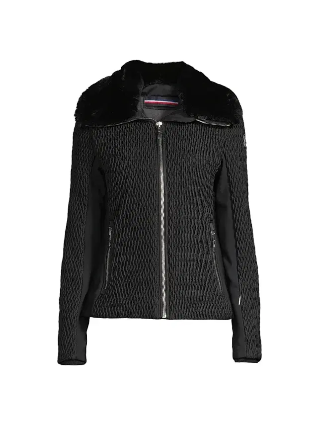 Fusalp Women's Montana Thindow Faux Fur-Trimmed Puffer Jacket - Noir
