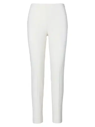 Ralph Lauren Collection Women's Alandra Stretch Wool Pants - Cream - Size 8 | Thumbnail 1