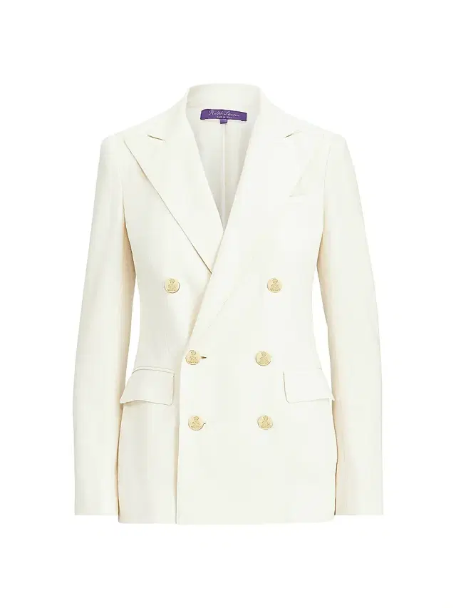 Women's Iconic Style Camden Double-Breasted Blazer - Cream