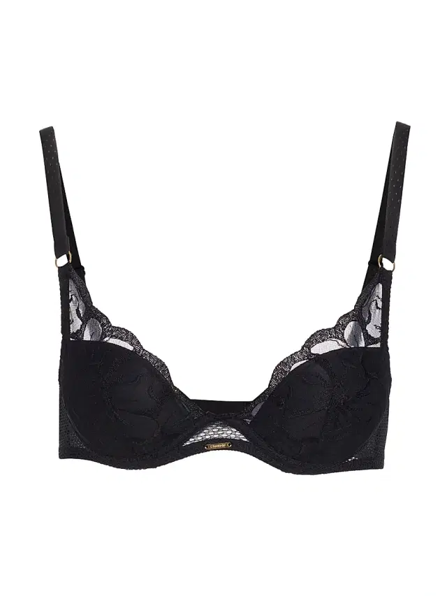 Chantelle Women's Plunging Lace T-Shirt Bra - Black