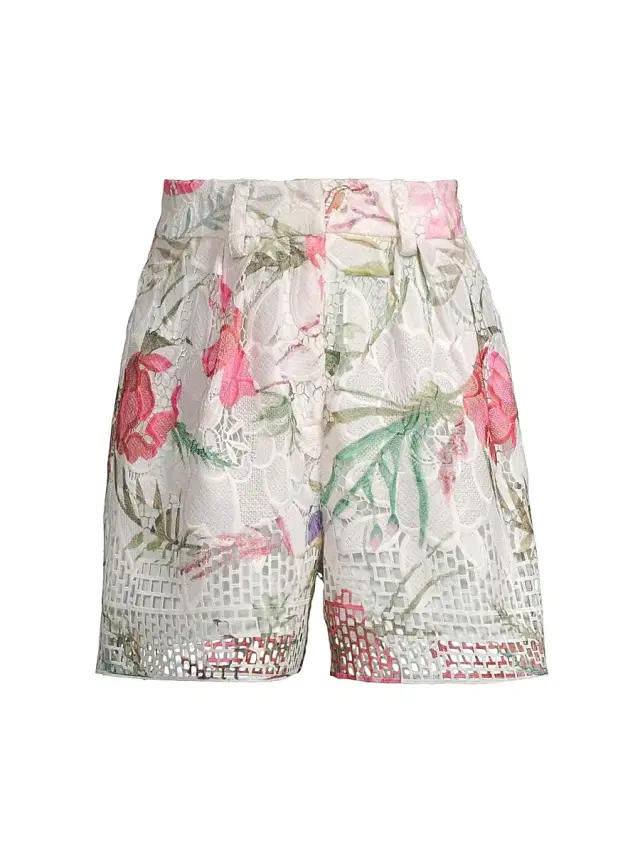 Women's Viera Lace Shorts - White