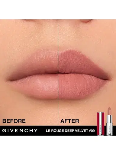 Givenchy Women's Le Rouge Deep Velvet Matte Lipstick - 09 Beige Sable | Thumbnail 4 Givenchy Women's Le Rouge Deep Velvet Matte Lipstick - 09 Beige Sable | Thumbnail 4