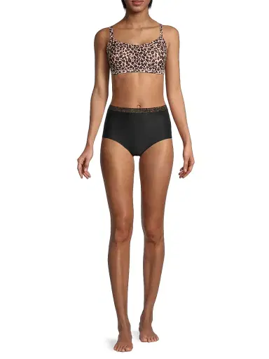 Chantelle Women's SoftStretch Scoop Bralette - Leopard - Size XS | Thumbnail 2