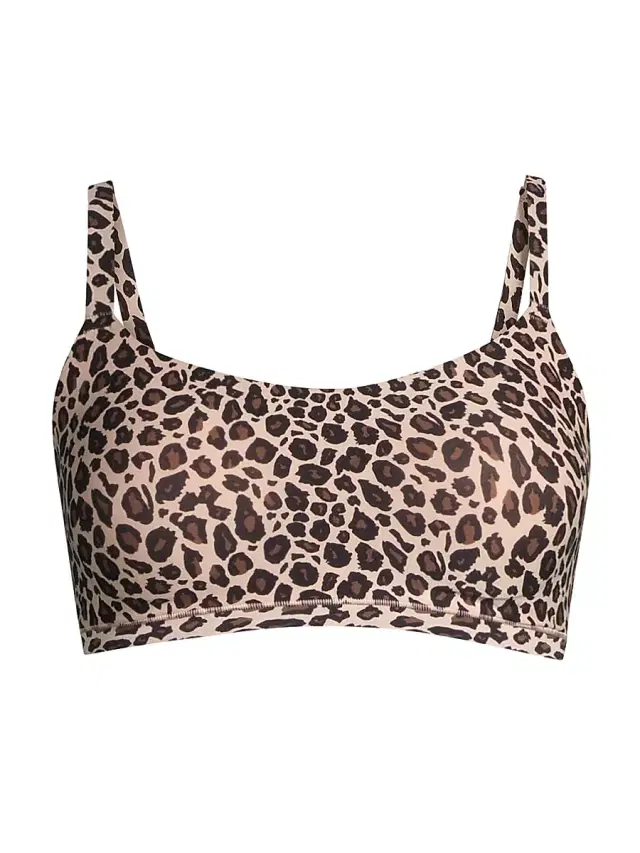 Chantelle Women's SoftStretch Scoop Bralette - Leopard