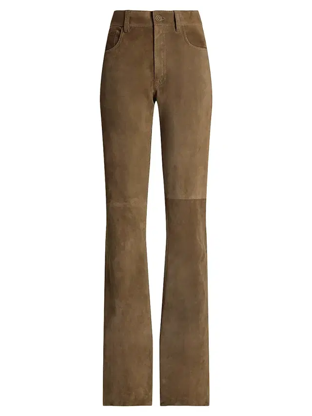 Women's Scottie Suede Ankle Pants - Taupe