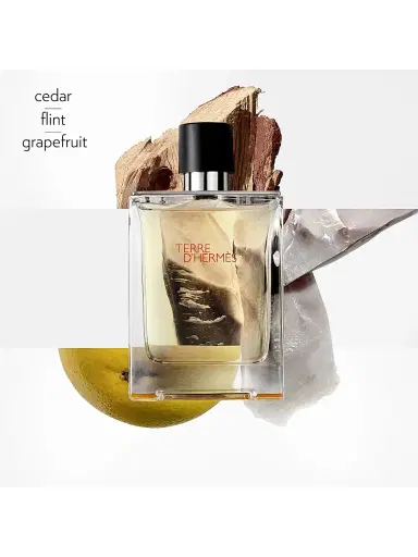 HERMÈS Men's Terre d'Hermes Eau de Toilette - Size 1.7 oz | Thumbnail 3