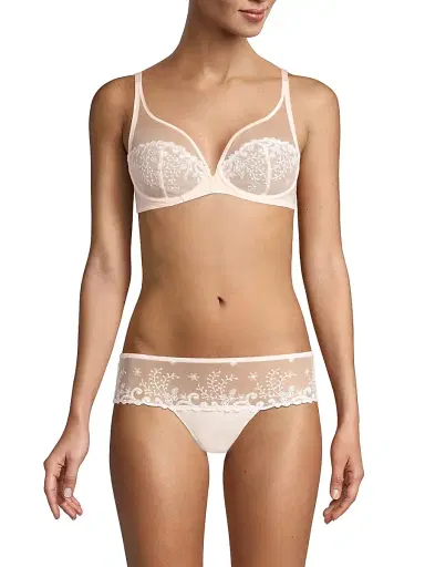 Simone Pérèle Women's Delice Sheer Plunge Bra | Thumbnail 3