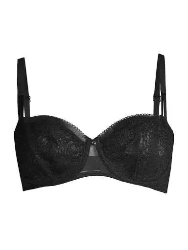 Chantelle Women's Demi Lace-Embellished Bra - Black - Size 32F | Thumbnail 1 Chantelle Women's Demi Lace-Embellished Bra - Black - Size 32F | Thumbnail 1