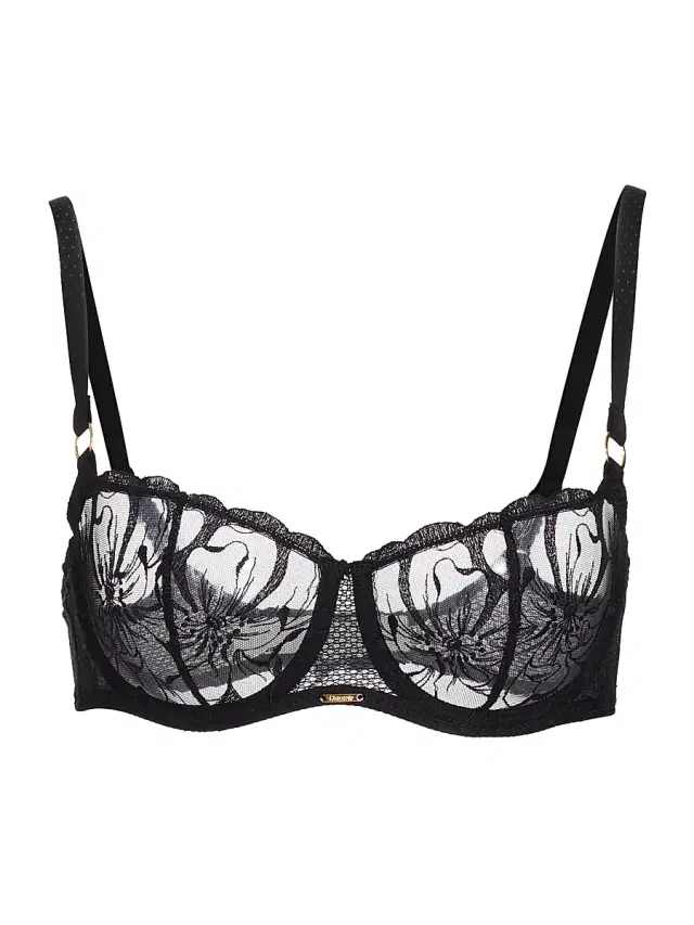 Women's Fleur Demi Underwire Bra - Black - Size 34F