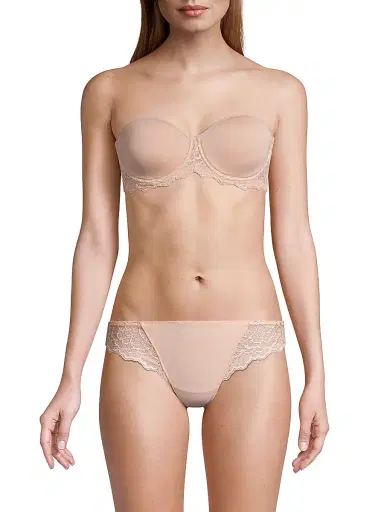Simone Pérèle Women's Caresse Strapless Bra - Rose - Size 36F | Thumbnail 3 Simone Pérèle Women's Caresse Strapless Bra - Rose - Size 36F | Thumbnail 3