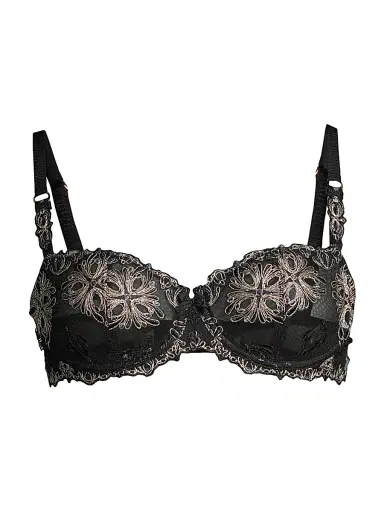 Chantelle Women's Champs Elysses Lace Unlined Demi Bra - Black - Size 36E | Thumbnail 1