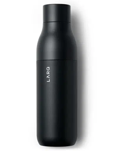 Larq Women's Obsidian Black Self Sanitizing Water Bottle 8.5 oz. & Above | Thumbnail 2 Larq Women's Obsidian Black Self Sanitizing Water Bottle 8.5 oz. & Above | Thumbnail 2