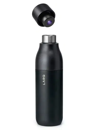 Larq Women's Obsidian Black Self Sanitizing Water Bottle 8.5 oz. & Above | Thumbnail 6 Larq Women's Obsidian Black Self Sanitizing Water Bottle 8.5 oz. & Above | Thumbnail 6