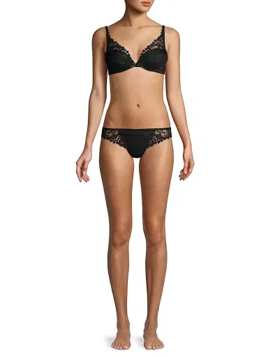 Simone Pérèle Women's Wish Triangle Contour Bra - Black - Size 36E | Thumbnail 2 Simone Pérèle Women's Wish Triangle Contour Bra - Black - Size 36E | Thumbnail 2