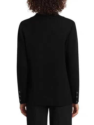 Kobi Halperin Women's Clove Tailored Wool-Blend Sweater - Black - Size XL | Thumbnail 5