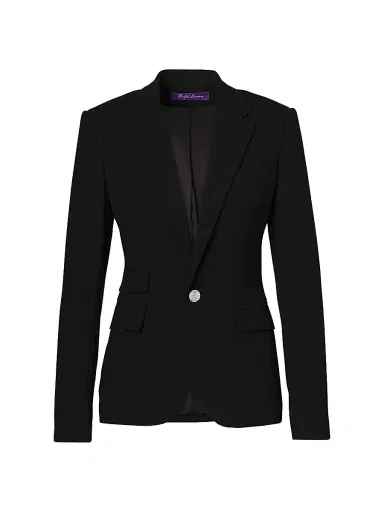 Ralph Lauren Collection Women's Iconic Style Parker Wool Jacket - Black | Thumbnail 1