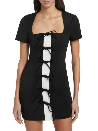As It May Women's Koresma Colorblocked Bowtie Minidress | Thumbnail 3 As It May Women's Koresma Colorblocked Bowtie Minidress | Thumbnail 3