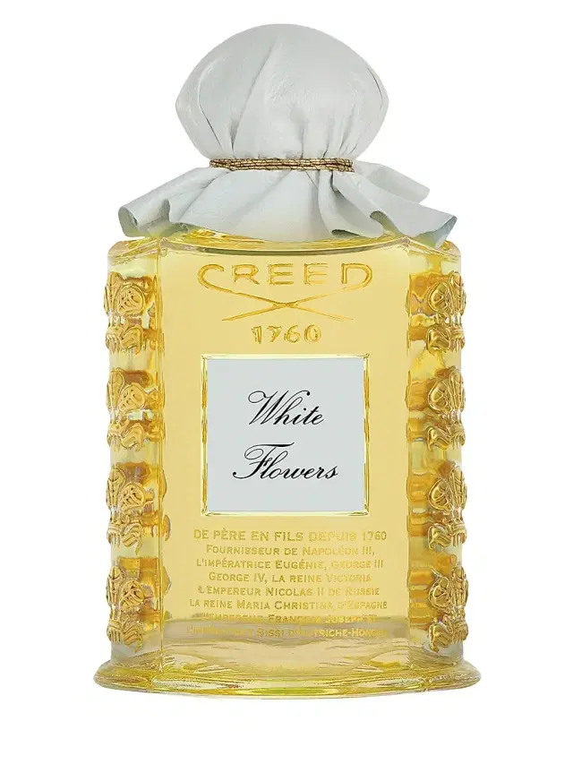 Saks Fifth Avenue Gold Crown White Flowers Fragrance