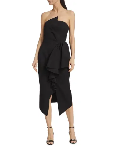 Elliatt Women's Reception Ruffled Cocktail Dress - Black | Thumbnail 2