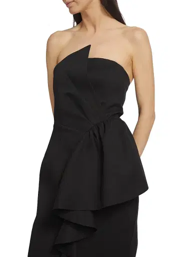 Elliatt Women's Reception Ruffled Cocktail Dress - Black | Thumbnail 6