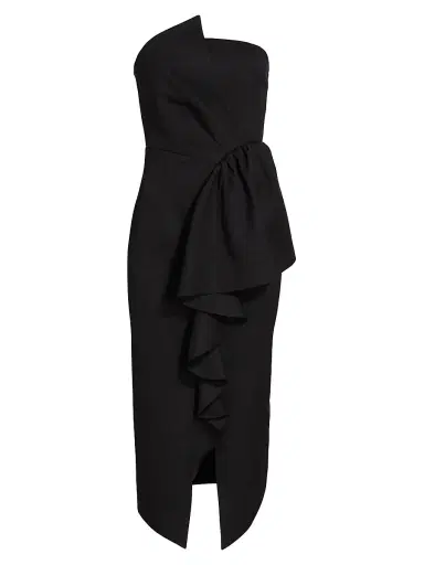 Elliatt Women's Reception Ruffled Cocktail Dress - Black | Thumbnail 1