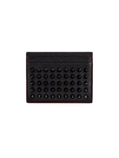 Christian Louboutin Men's Kios Card Holder - Black | Thumbnail 1 Christian Louboutin Men's Kios Card Holder - Black | Thumbnail 1