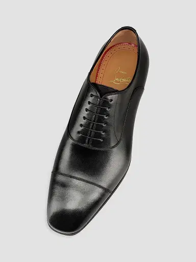 Christian Louboutin Men's Greggo Oxford Shoes - Black | Thumbnail 4