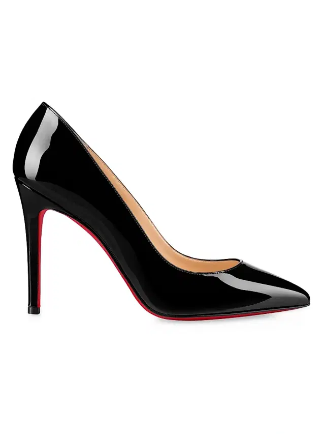 Women's Pigalle 100MM Patent Leather Pumps - Black