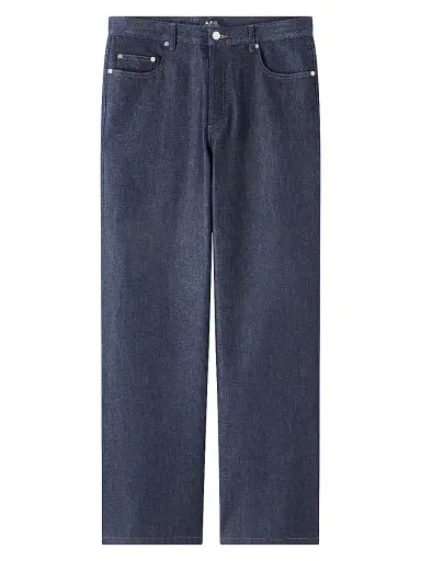 A.P.C. Men's Aaron Stretch-Cotton Denim Relaxed-Fit Jeans - Indigo - Size 36 | Thumbnail 1