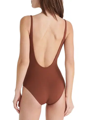 Eres Women's Damier Belted One-Piece Swimsuit | Thumbnail 5