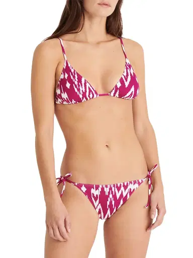 Eres Women's Sun Ikat Triangle Bikini Top - Imprime Wind Sunset - Size 10 | Thumbnail 3 Eres Women's Sun Ikat Triangle Bikini Top - Imprime Wind Sunset - Size 10 | Thumbnail 3
