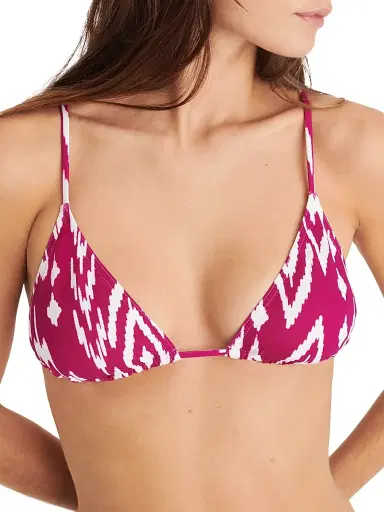 Eres Women's Sun Ikat Triangle Bikini Top - Imprime Wind Sunset - Size 10 | Thumbnail 5 Eres Women's Sun Ikat Triangle Bikini Top - Imprime Wind Sunset - Size 10 | Thumbnail 5