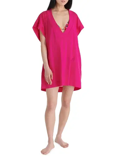 ERES Women's Renee Relaxed V-Neck Cover-Up - Smile | Thumbnail 2 ERES Women's Renee Relaxed V-Neck Cover-Up - Smile | Thumbnail 2