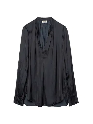 Zadig & Voltaire Women's Tink Draped Satin Blouse | Thumbnail 1 Zadig & Voltaire Women's Tink Draped Satin Blouse | Thumbnail 1